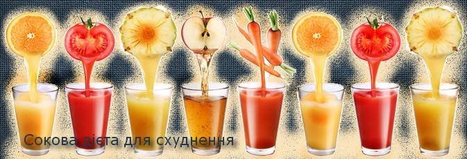 Сокова дієта для схуднення